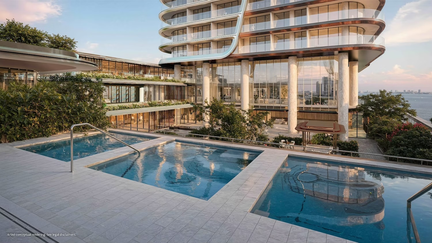 Anantara Miami podium and entry detail